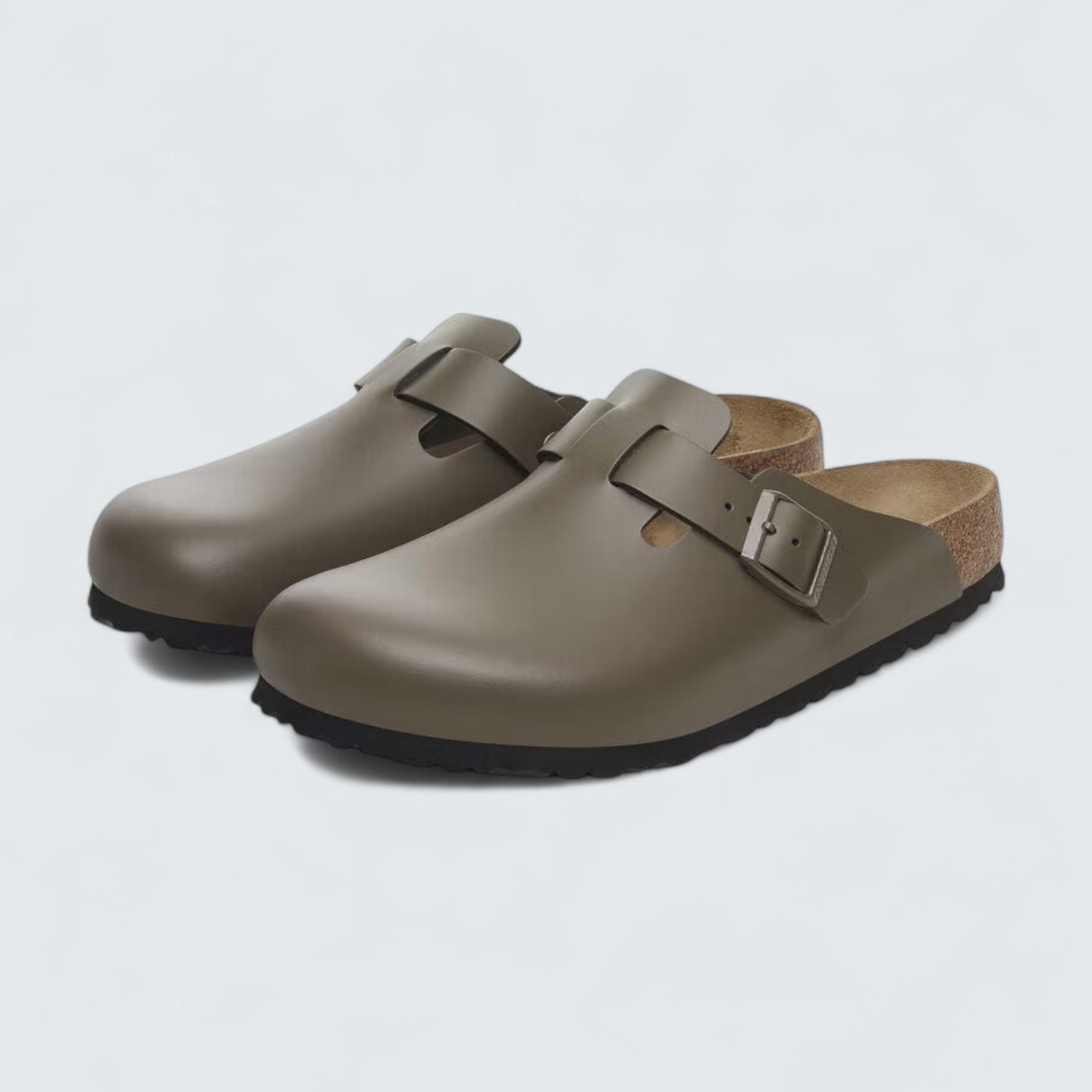 Boston 'Concrete Gray Natural Leather'