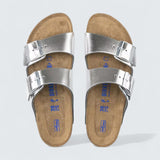 Arizona 'Metallic Silver Natural Leather'