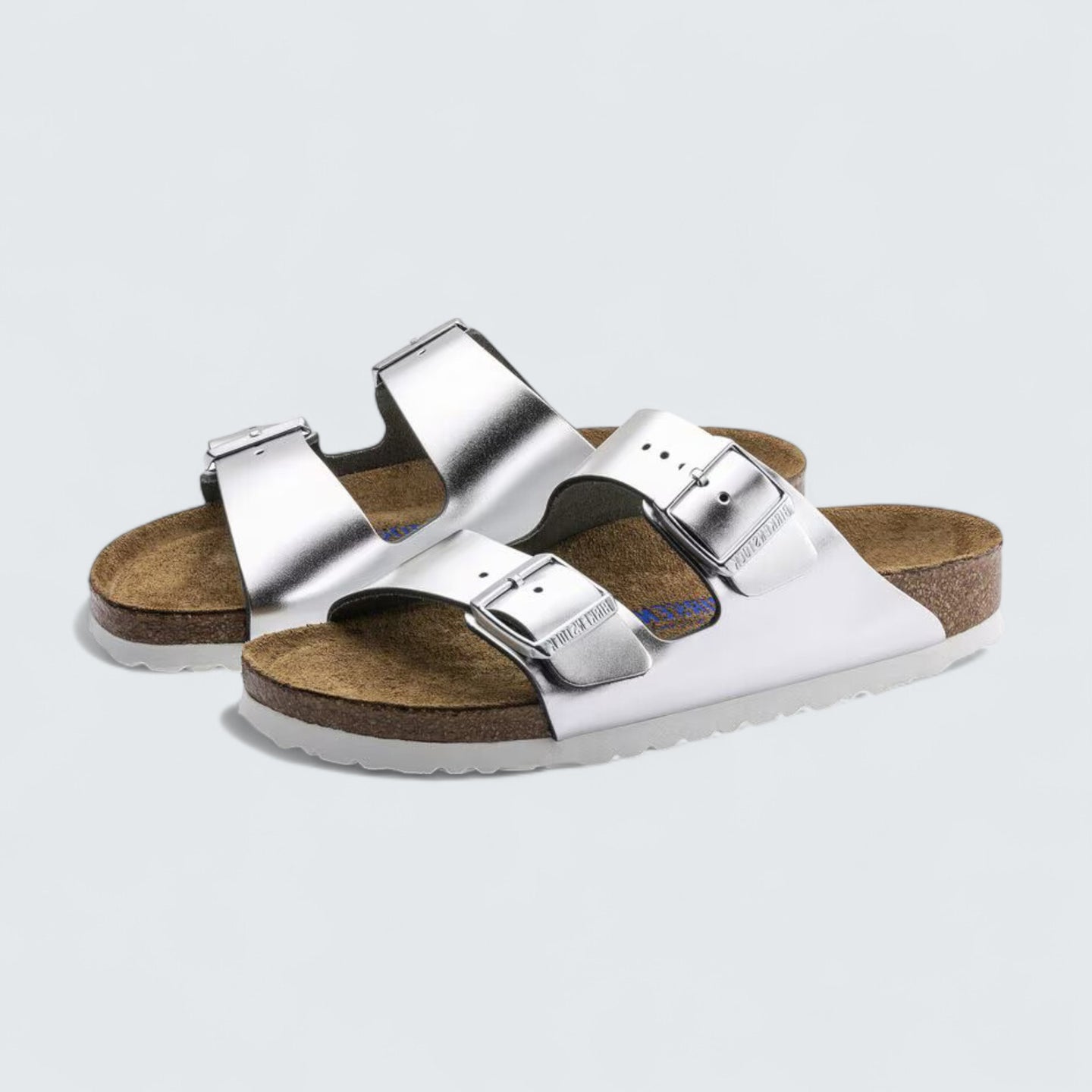 Arizona 'Metallic Silver Natural Leather'