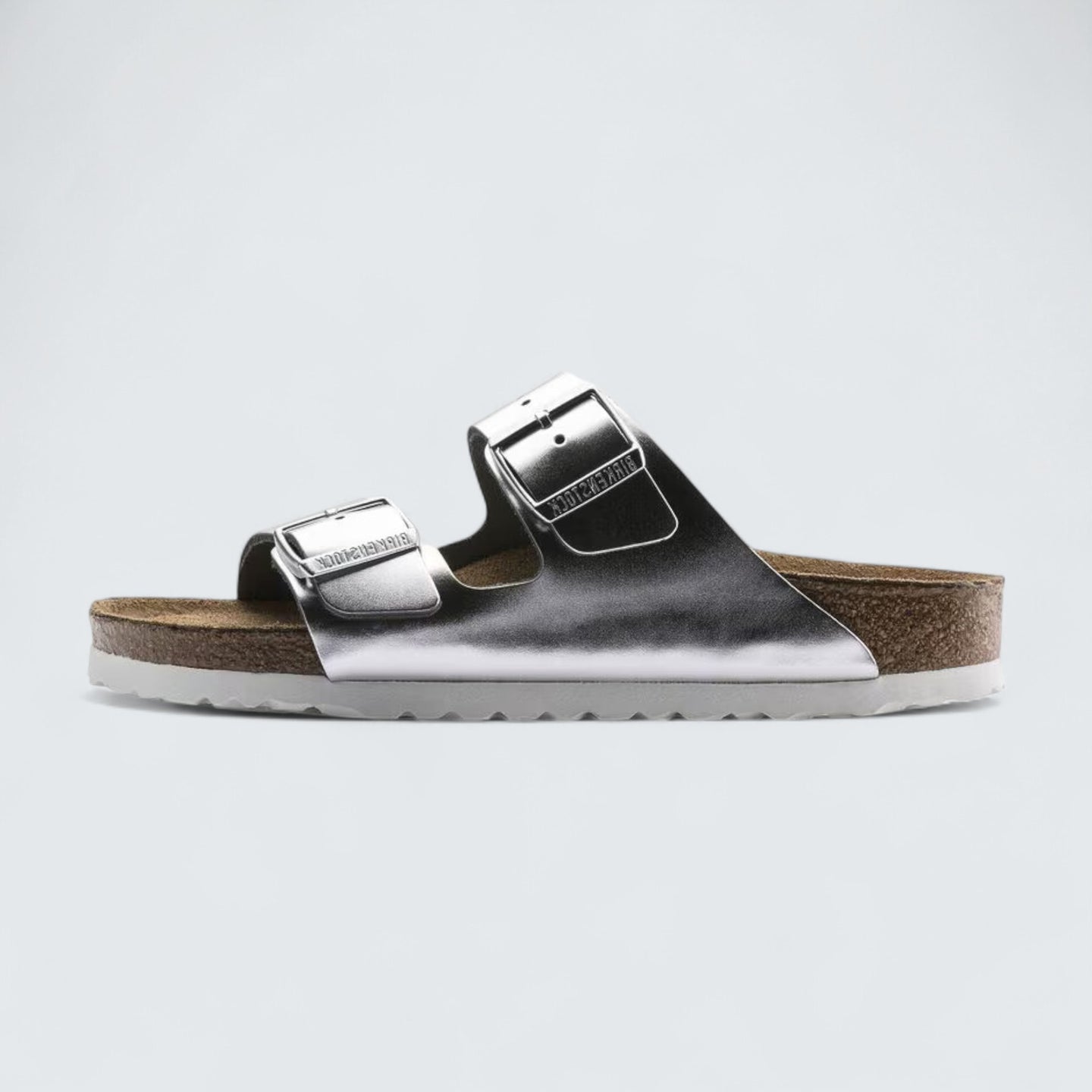 Arizona 'Metallic Silver Natural Leather'