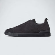 Navy Blue Suede Triple Stitch™ Sneakers