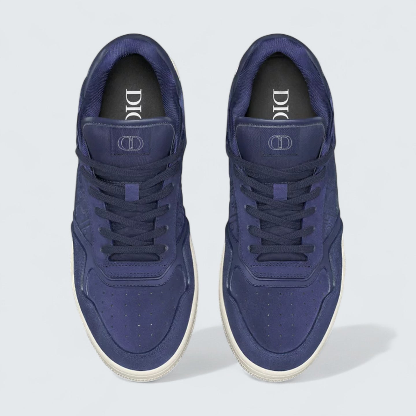 B27 Uptown Low-Top Sneaker ’Navy Blue Suede and Navy Blue Dior Gravity Suede’