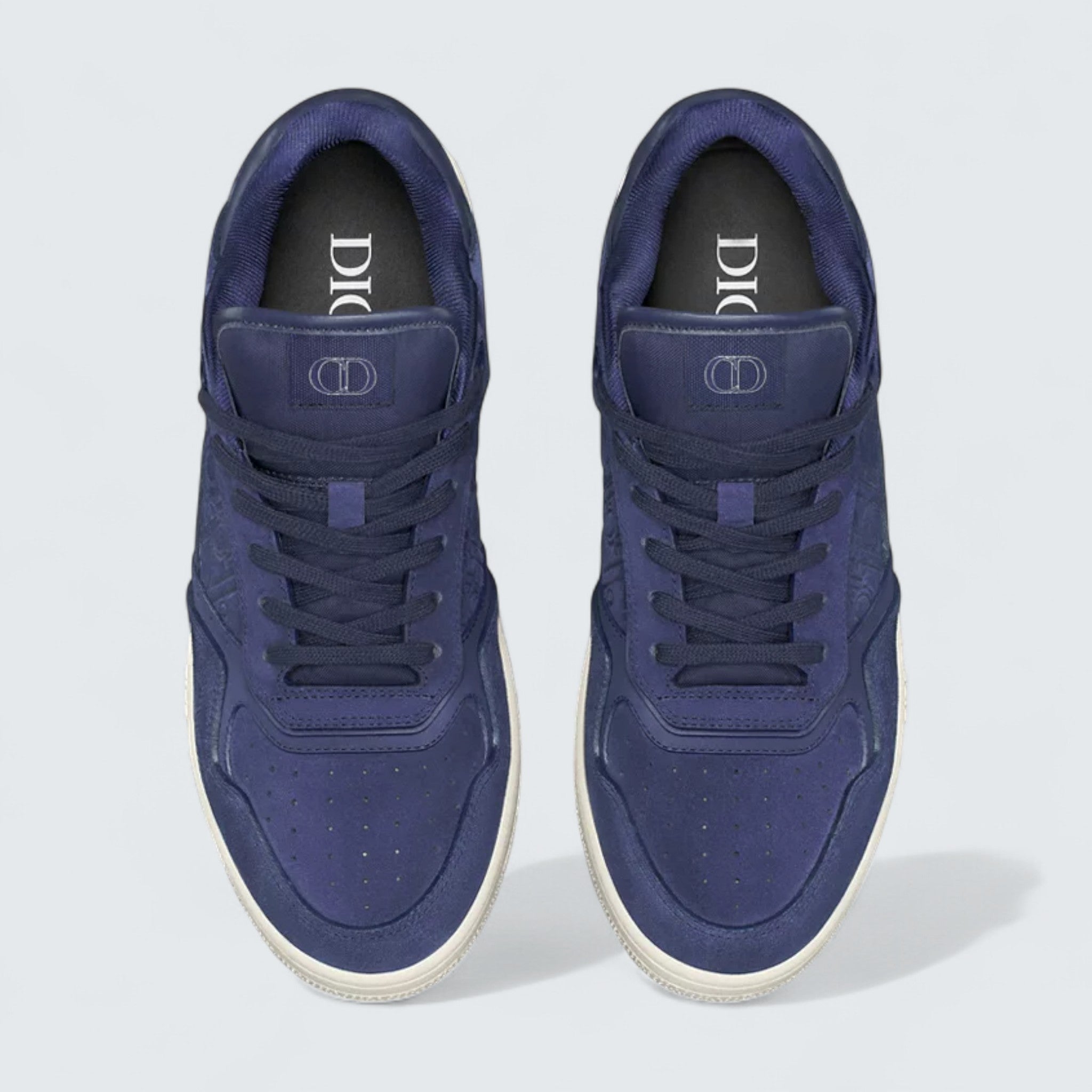 B27 Uptown Low-Top Sneaker ’Navy Blue Suede and Navy Blue Dior Gravity Suede’