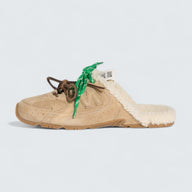 x New Balance 530 SL Bleached Suede Sneaker Mules 'Ecru'