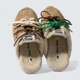 x New Balance 530 SL Bleached Suede Sneaker Mules 'Ecru'