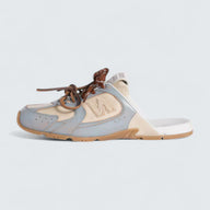 x New Balance 530 SL Deco Calf Leather Mules 'Sky Blue/Travertine Gray'