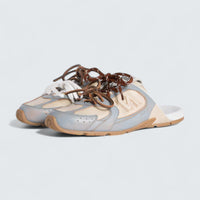 x New Balance 530 SL Deco Calf Leather Mules 'Sky Blue/Travertine Gray'