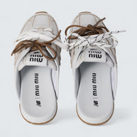 x New Balance 530 SL Deco Calf Leather Mules 'White