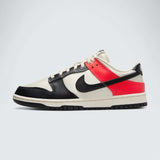 Dunk Low 'Black Toe Bright Crimson'