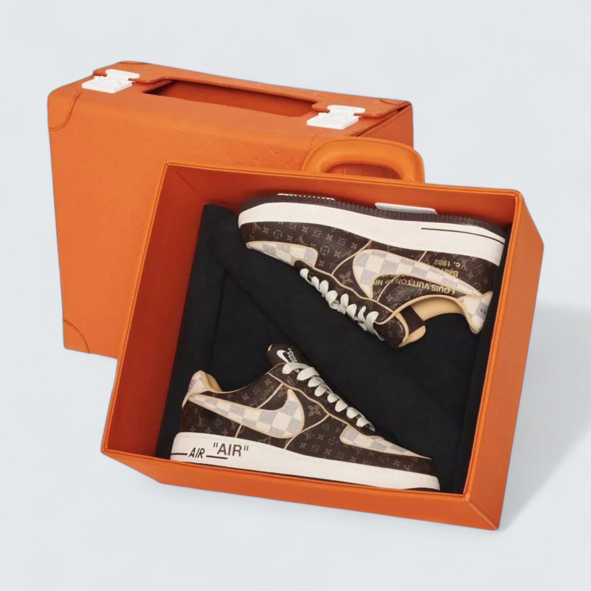 Louis Vuitton x Nike Air Force 1 Low 'Monogram Damier' – Pilot Case Edition