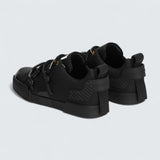 D&G Portofino Sneakers in Calfskin and Patent Leather 'Black'