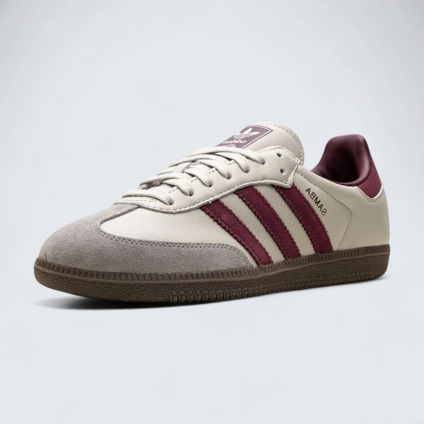 Samba OG 'Putty Grey Maroon'