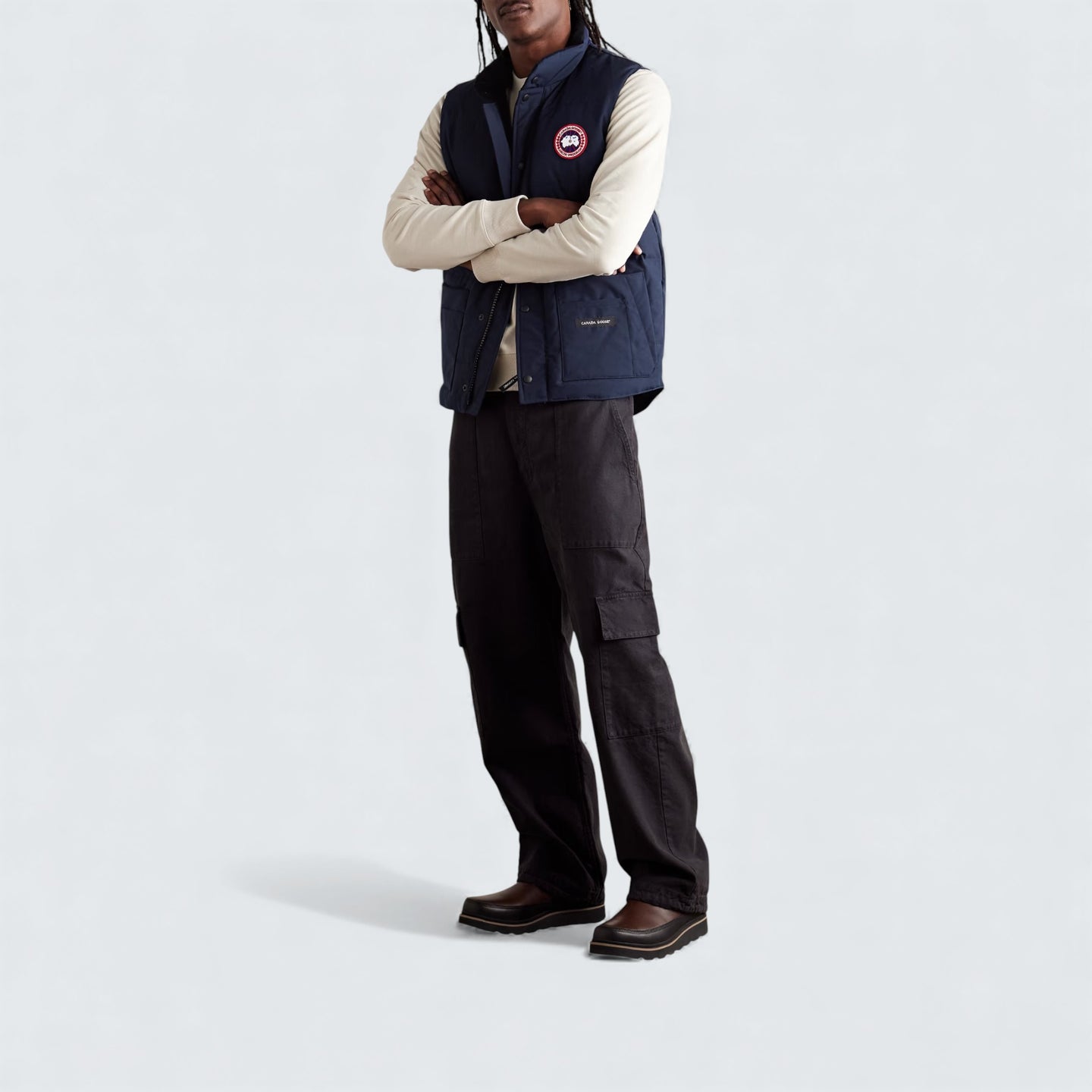 Slim Fit Freestyle Crew Quilted Arctic Tech Down Gilet