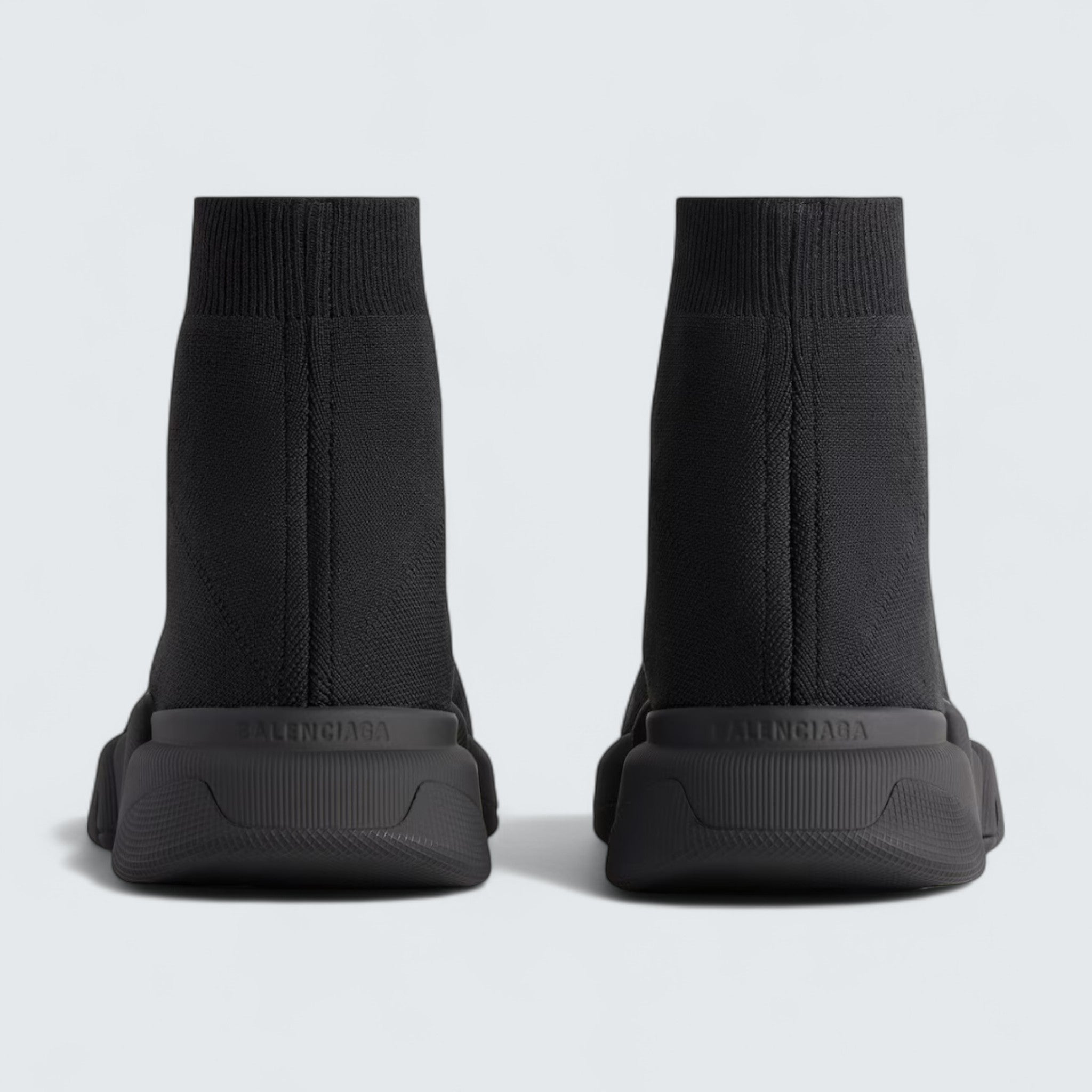 Speed 2.0 Sneaker in Black Recycled Polyester and Elastane