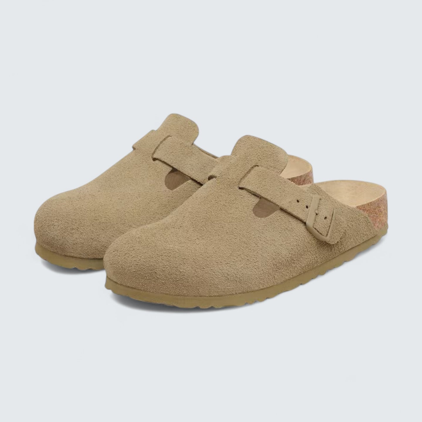 Boston 'Faded Khaki Suede'