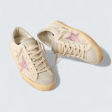 Super-Star LTD 'Ecru with Swarovski Crystal Heel Tab'