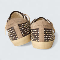 Super-Star LTD 'Gray Nubuck with Swarovski Pearls and Suede Star'