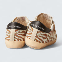 Super-Star LTD 'Zebra-Effect Swarovski with White Leather Star'
