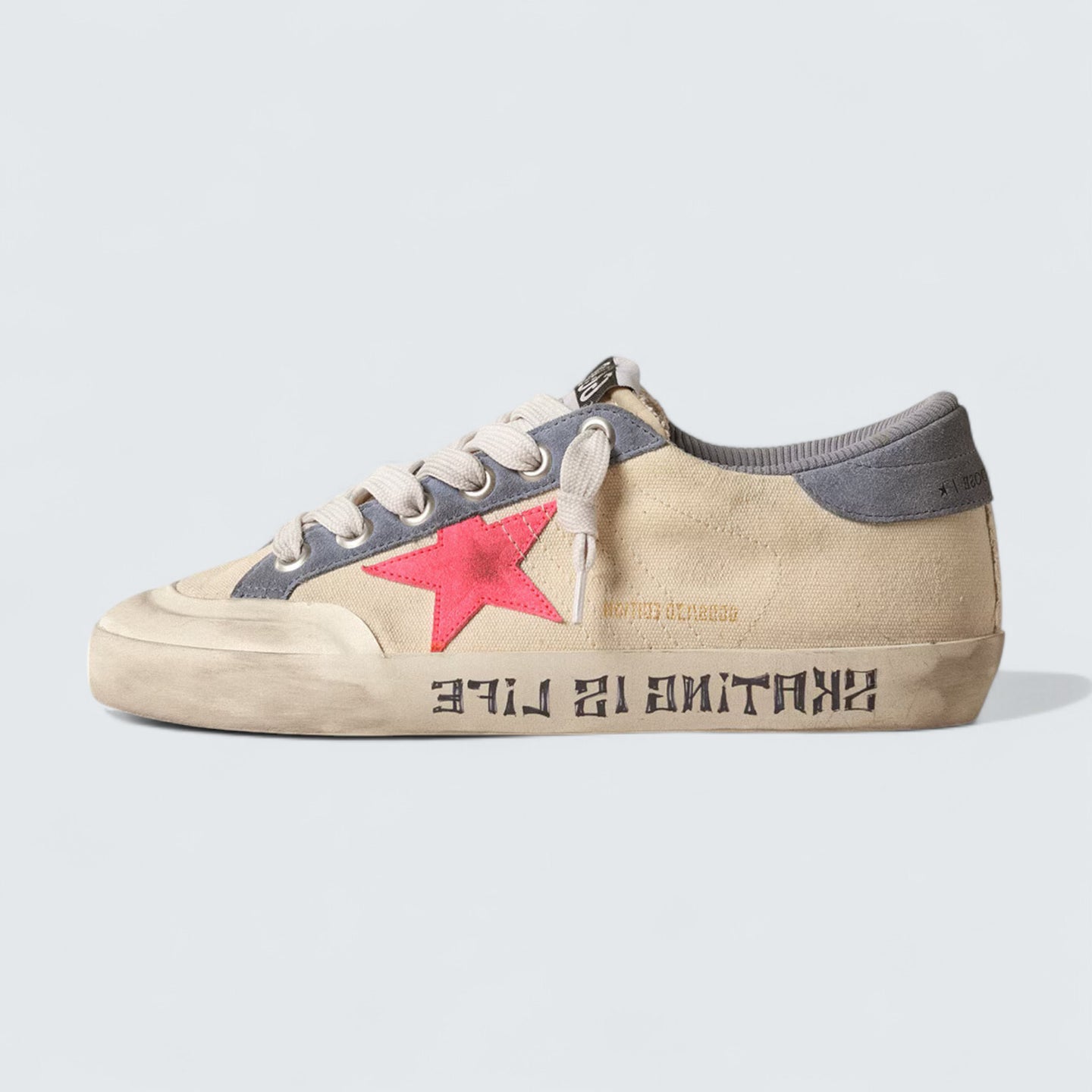 Super-Star Penstar LTD 'Canvas with Lobster-Colored Suede Star'