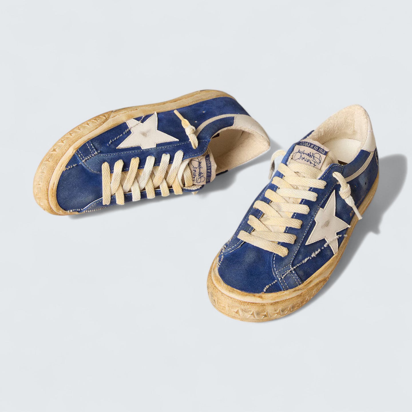Super-Star 'Blue Suede & White Leather Star'