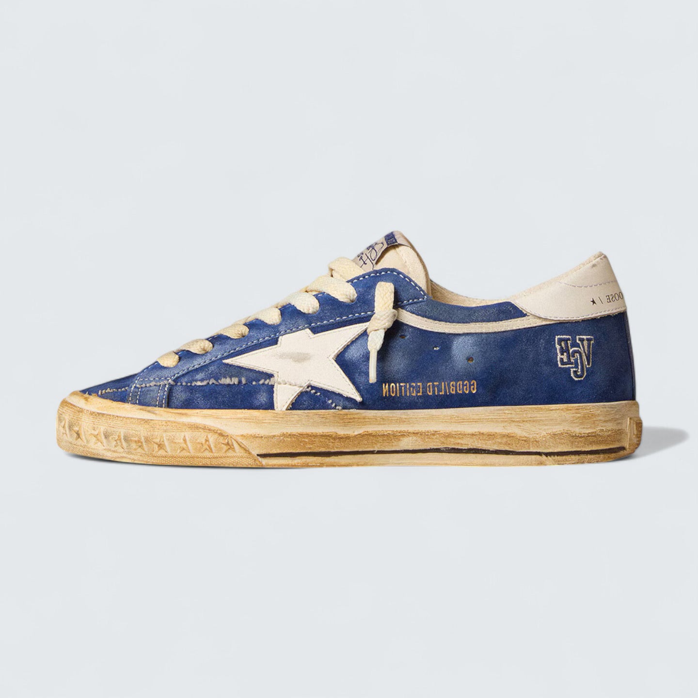 Super-Star 'Blue Suede & White Leather Star'