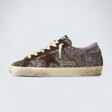 Super-Star 'Glitter with Brown Star and Lilac Heel Tab'