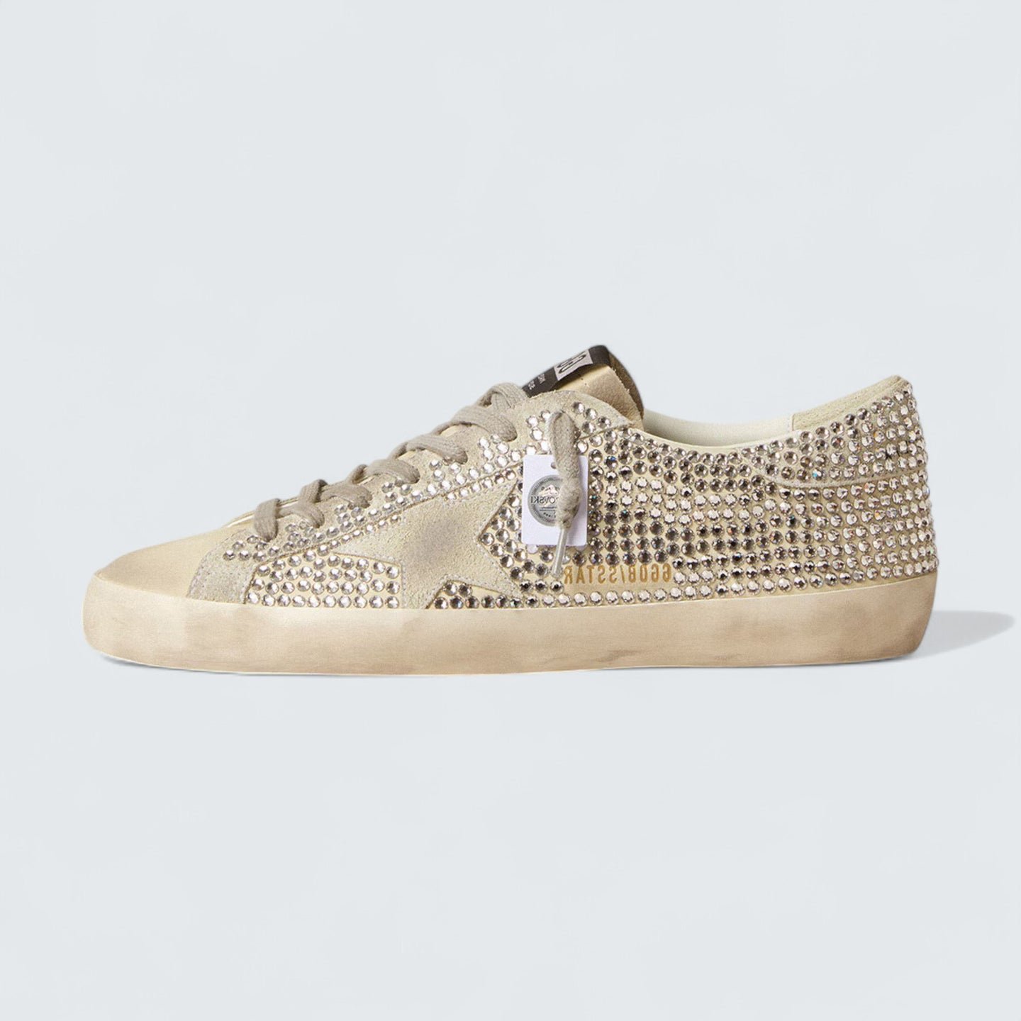 Super-Star 'Nubuck with Swarovski Crystals and Ice-Gray Suede Star'
