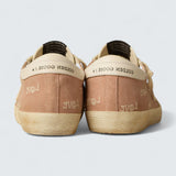 Super-Star 'Powder-Pink Suede with Cream Leather Star'