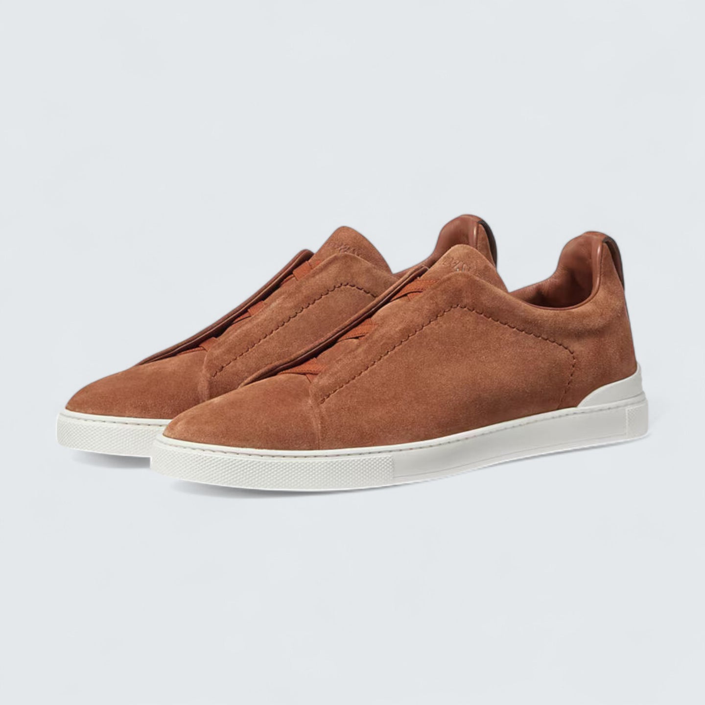 Tobacco Suede Triple Stitch™ Sneakers