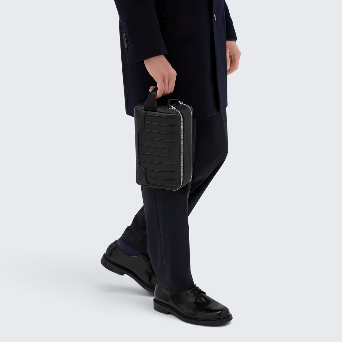 Never Still - Leather Toiletry Bag