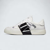 Valentino Garavani Low‑Top Calfskin VL7N Sneaker with Bands 'White/Black'