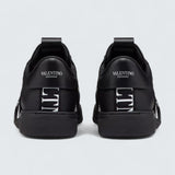Valentino Garavani Low‑Top Calfskin VL7N Sneaker with Bands 'Black'