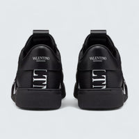 Valentino Garavani Low‑Top Calfskin VL7N Sneaker with Bands 'Black'