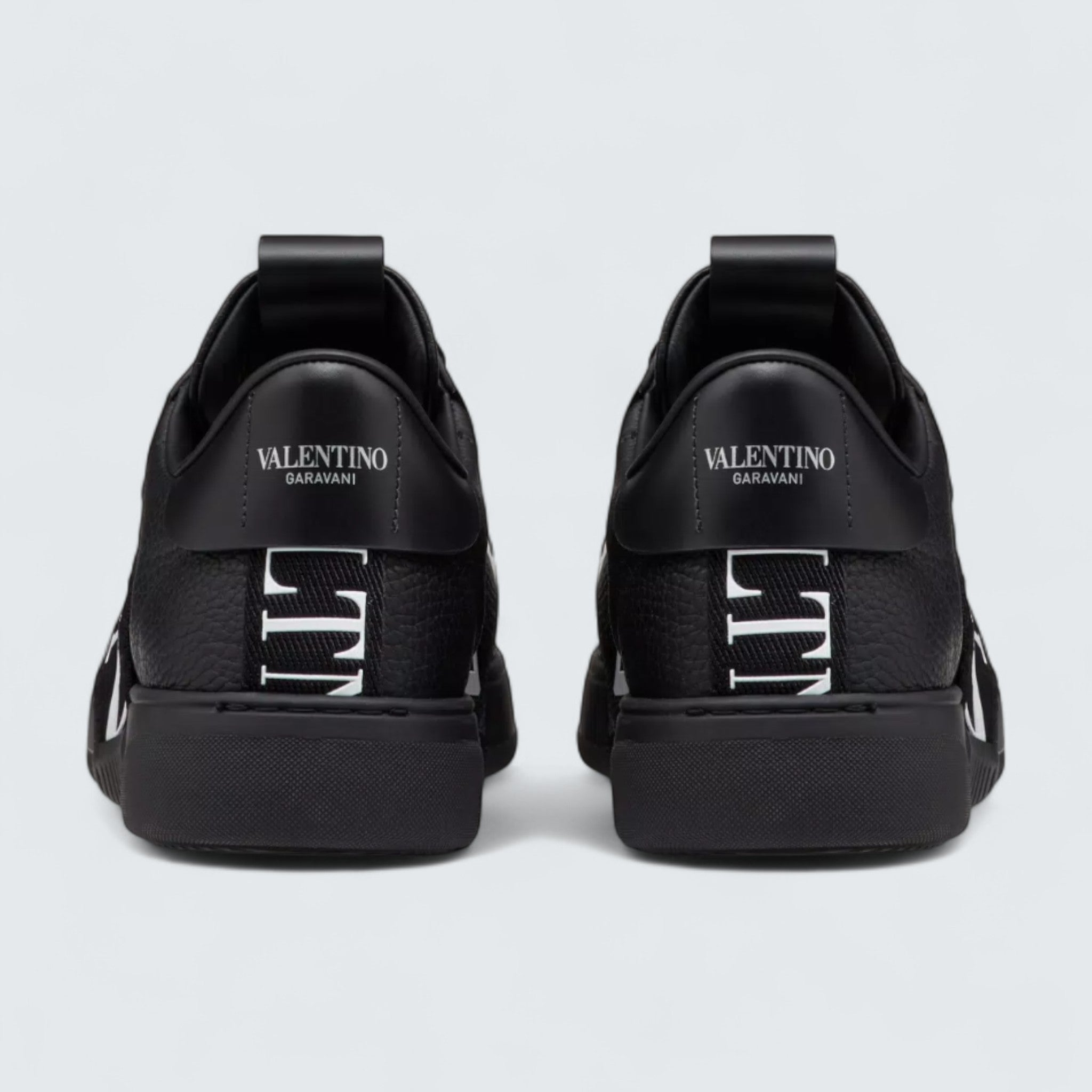 Valentino Garavani Low‑Top Calfskin VL7N Sneaker with Bands 'Black'
