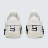 Valentino Garavani Low‑Top Calfskin VL7N Sneaker with Bands 'White/Black'