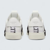 Valentino Garavani Low‑Top Calfskin VL7N Sneaker with Bands 'White/Black'