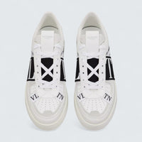 Valentino Garavani Low‑Top Calfskin VL7N Sneaker with Bands 'White/Black'
