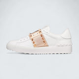Valentino Garavani Rockstud Untitled Sneaker 'White/Metallic'