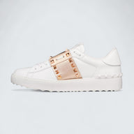 Valentino Garavani Rockstud Untitled Sneaker 'White/Metallic'