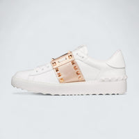 Valentino Garavani Rockstud Untitled Sneaker 'White/Metallic'