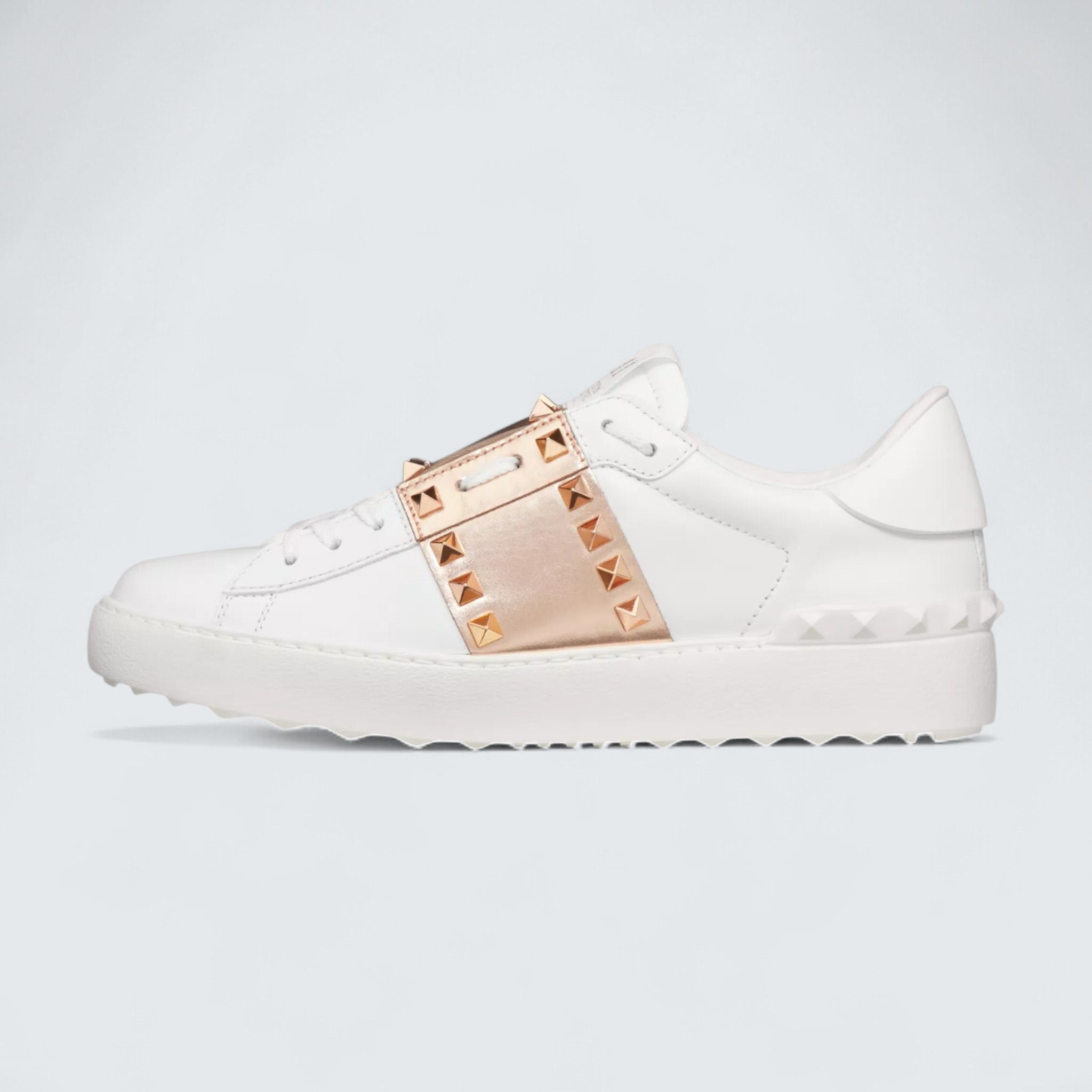 Valentino Garavani Rockstud Untitled Sneaker 'White/Metallic'