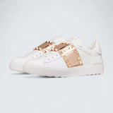 Valentino Garavani Rockstud Untitled Sneaker 'White/Metallic'