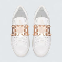 Valentino Garavani Rockstud Untitled Sneaker 'White/Metallic'