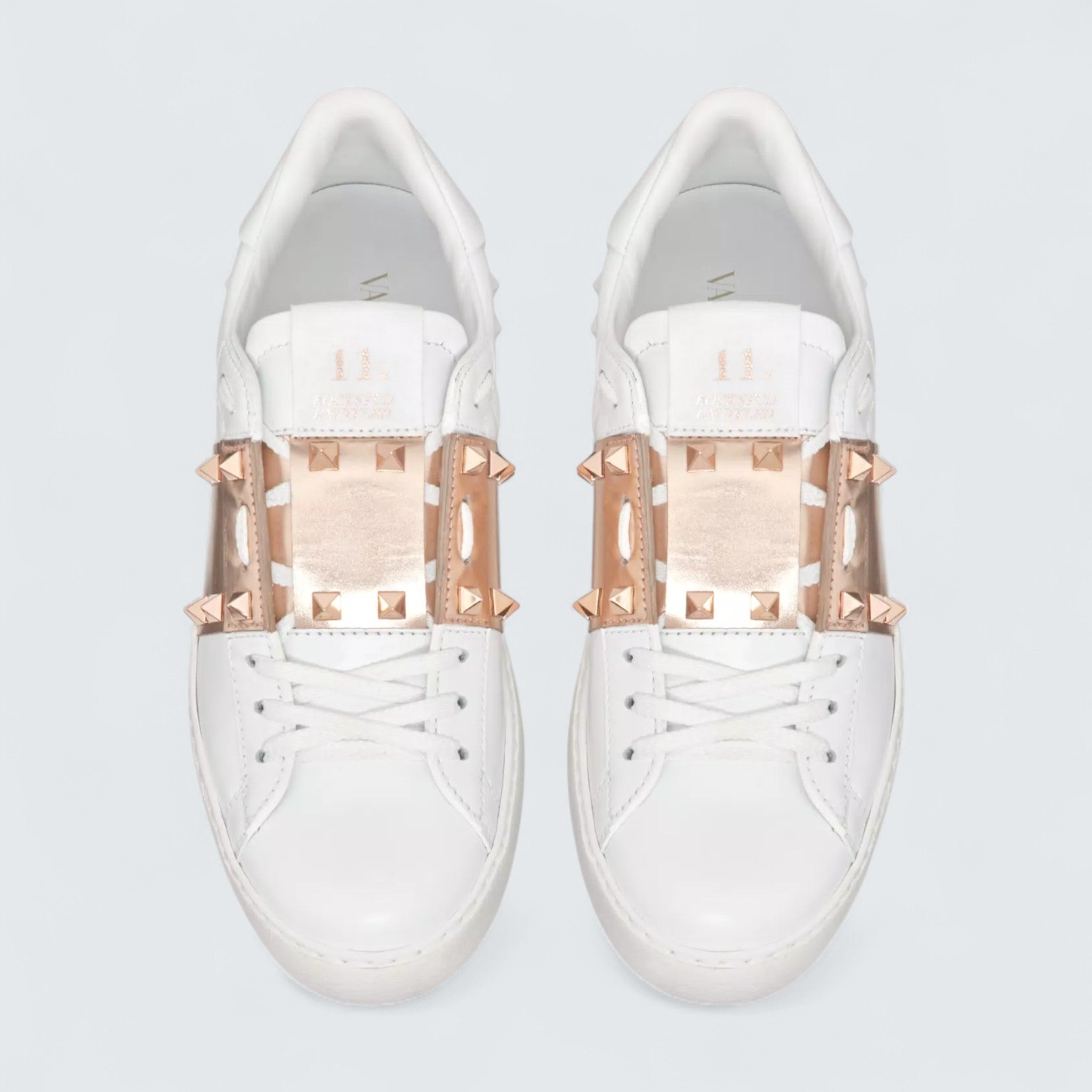 Valentino Garavani Rockstud Untitled Sneaker 'White/Metallic'