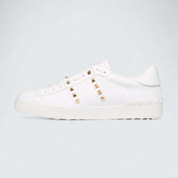 Valentino Garavani Calfskin Rockstud Untitled Sneaker 'White'
