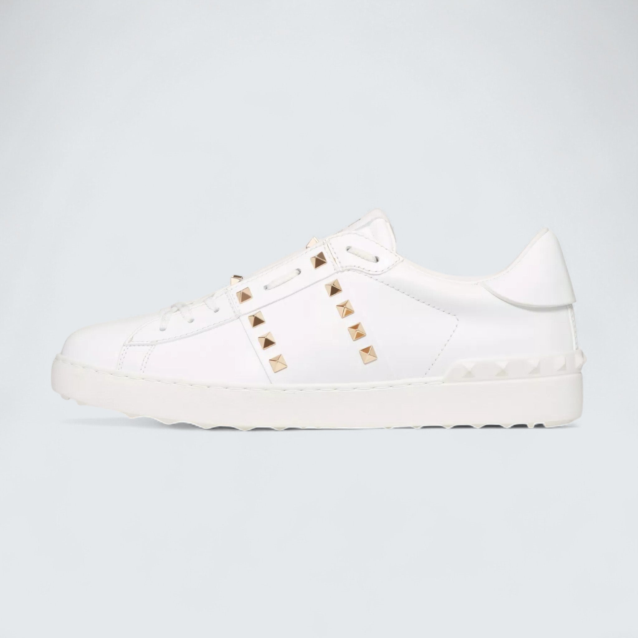 Valentino Garavani Calfskin Rockstud Untitled Sneaker 'White'