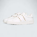 Valentino Garavani Calfskin Rockstud Untitled Sneaker 'White'