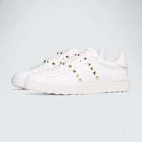 Valentino Garavani Calfskin Rockstud Untitled Sneaker 'White'