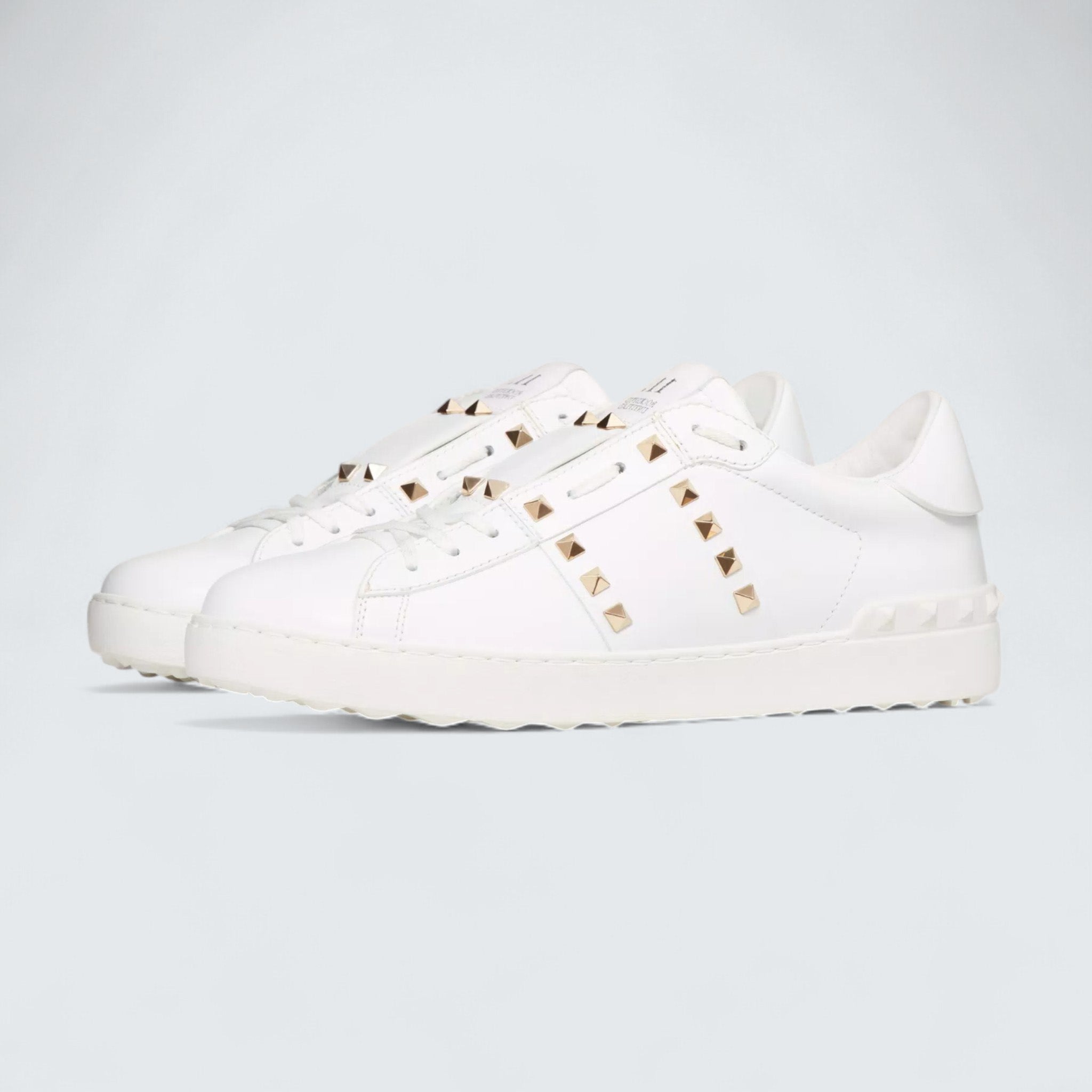 Valentino Garavani Calfskin Rockstud Untitled Sneaker 'White'