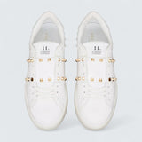 Valentino Garavani Calfskin Rockstud Untitled Sneaker 'White'